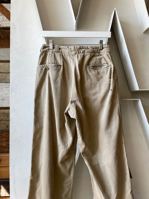 50’s Penney’s Big Mac Double Barrel Twill Chinos - 28” x 26.5”