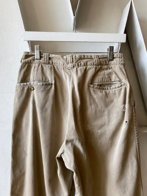50’s Penney’s Big Mac Double Barrel Twill Chinos - 28” x 26.5”