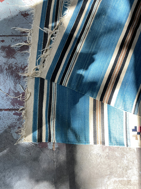 40’s Chimayo Handwoven Rug - 57" x 27”