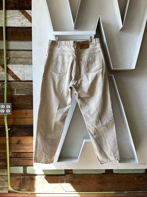 90’s Levi’s 550 Orange Tab Denim - 36” x 29”