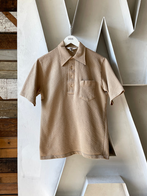70’s Jantzen Textured Polo - Medium