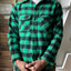 80's LL Bean Check Flannel - Large