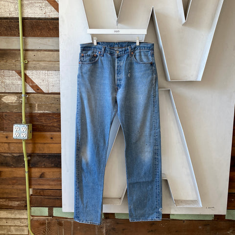 90's Levi's 501 - 35” x 34”