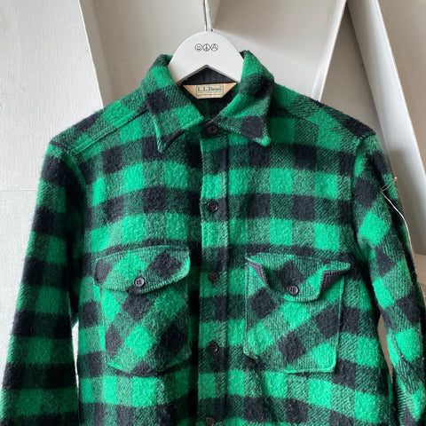 80's LL Bean Check Flannel - Large