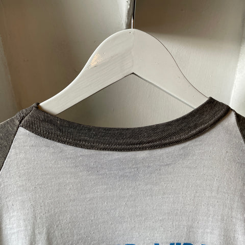 80’s Judas Priest Point of Entry Raglan Tee - Medium