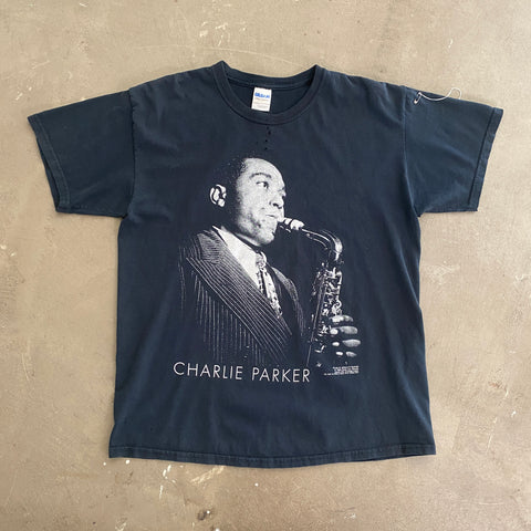 Y2K Charlie Parker Jazz Tee - Large
