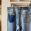 80's Levi’s Orange Tab Flares - 36” x 27.5”