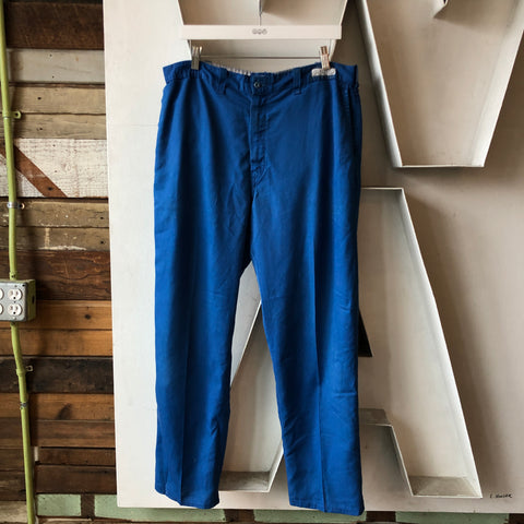 80's Blue Work Pants - 36” x 29”