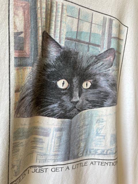90’s Cat Tee - Large