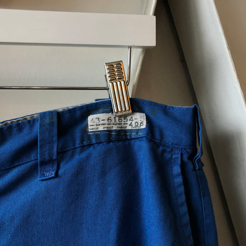 80's Blue Work Pants - 36” x 29”