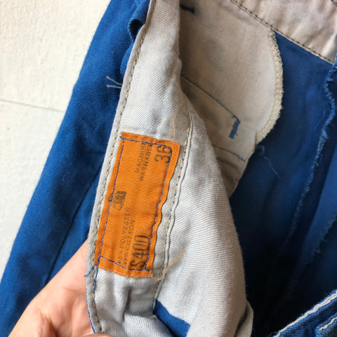 80's Blue Work Pants - 36” x 29”