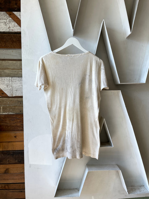 30’s Pilgrim Ribbed Tee - Large