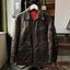 50's Brown Leather Jacket - Medium