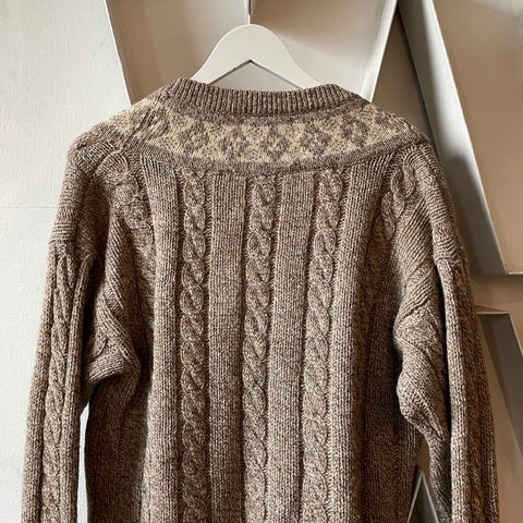 70’s Wool Cardigan - Medium