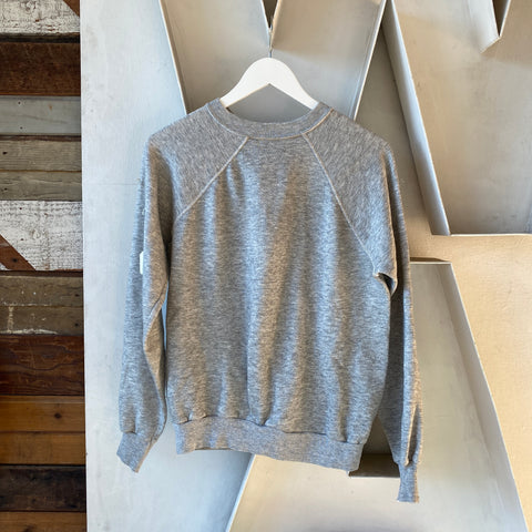 80's Heather Grey Sweatshirt - Medium