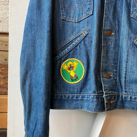 80's Wrangler Patched Jacket - XL