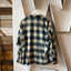 60's Shadow Plaid Flannel - Large