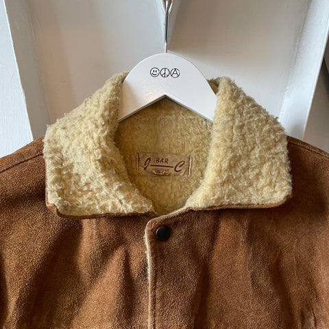 60’s J Bar C Western Suede Trucker Jacket - Large