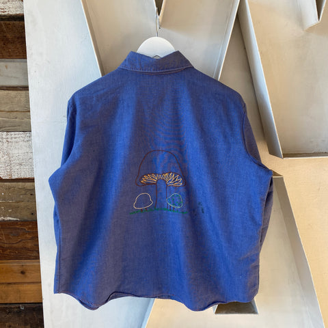 90's Embroidery Laura Mae Shirt - Medium