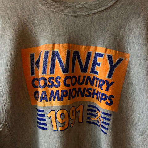 90's Reverse Weave Style Crewneck - XL