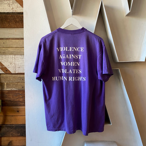 80's Women Against Violence Tee - XL