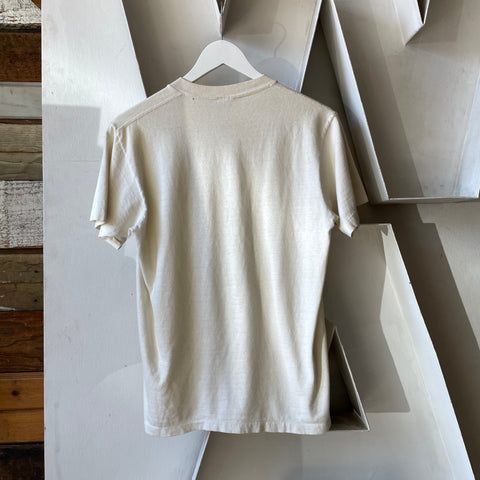70’s JC Penney White Tee - Small