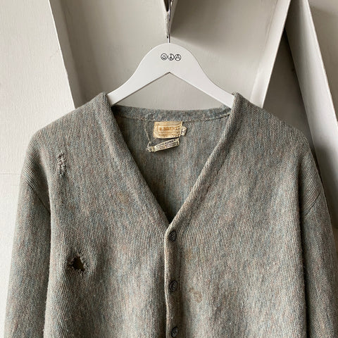 60's Repaired Brent Cardigan - Large