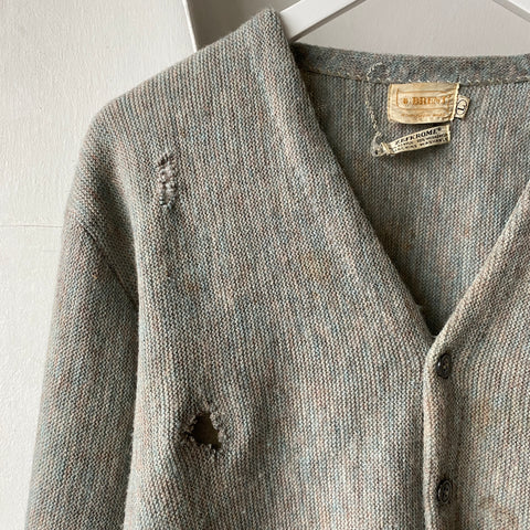 60's Repaired Brent Cardigan - Large