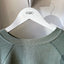 60’s Faded Green Raglan Sweatshirt - Small