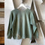 60’s Faded Green Raglan Sweatshirt - Small