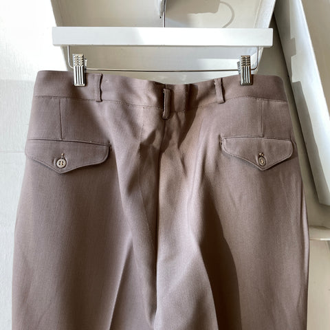60’s Wool Blend Trousers - 34" x 33”