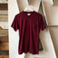 80's Burgundy Pocket Tee - XL