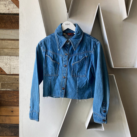 70's Cropped Western Jacket - Small