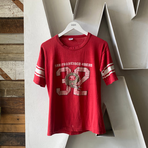 70's Blue Bar 49ers Tee - Large