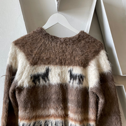 60’s Alpaca Wool Sweater - Small