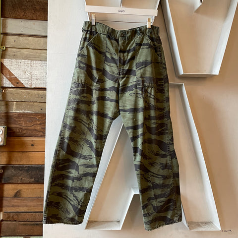 70's Vietnam Tiger Stripe Pants - 31” x 28”