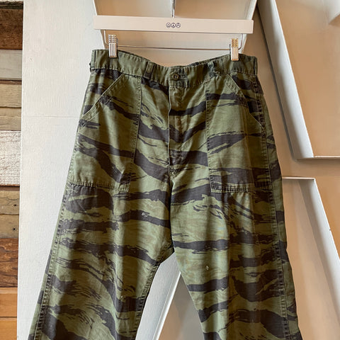 70's Vietnam Tiger Stripe Pants - 31” x 28”