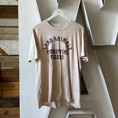 80’s Land Animals Tiger Tee - XL