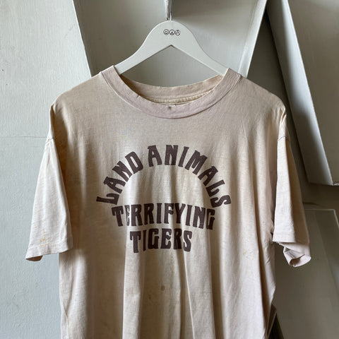80’s Land Animals Tiger Tee - XL