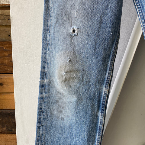 80's Exposed Fly Levis - 27” x 30”