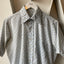 70's Floral Button Up Short Sleeve Shirt - Large