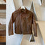 40’s Boyville Leather Jacket - XXS