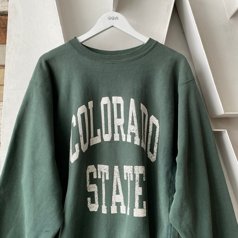 90's Colorado State Reverse Weave - XL