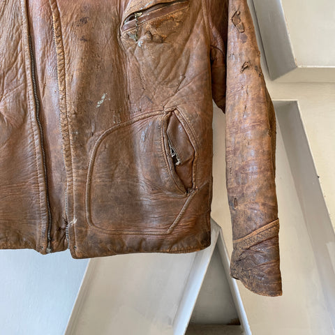 40’s Boyville Leather Jacket - XXS