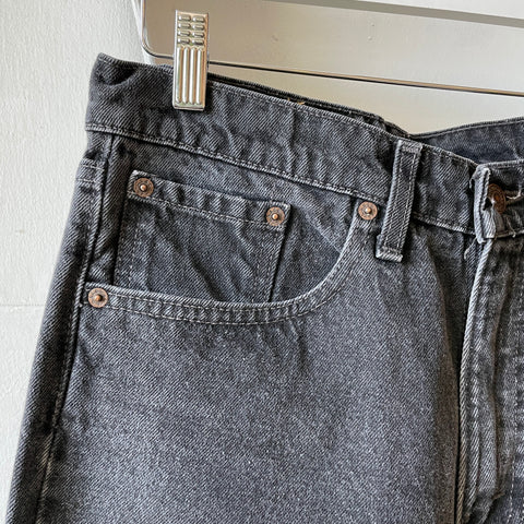 90’s Black Levi’s 550 - 30” x 32”
