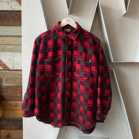 60’s Champion Heavy Cotton Flannel - Large