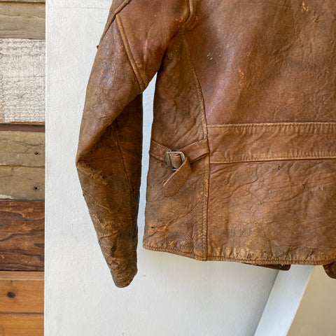 40’s Boyville Leather Jacket - XXS