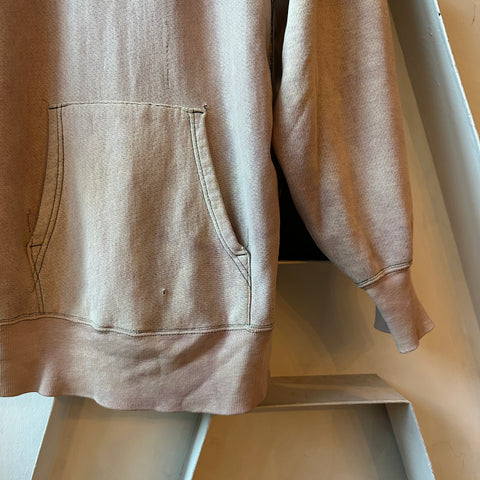 80’s Faded Ivy Reverse Weave Hoodie - XL