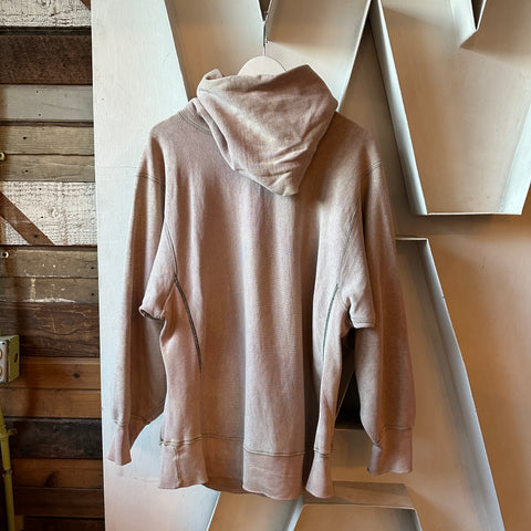 80’s Faded Ivy Reverse Weave Hoodie - XL