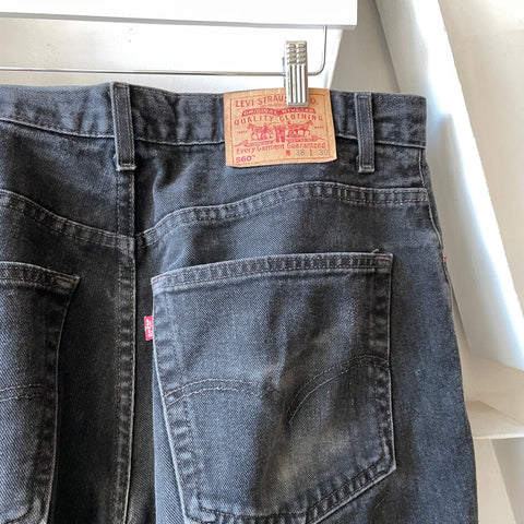 90’s Levi’s 560 Denim - 38” x 29.5”